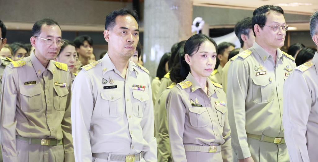 เจ้าหน้าที่กองโลจิสติกส์ เข้าร่วมกิจกรรมพิธีปฏิญาณตนเพื่อเป็นข้าราชการที่ดีและพลังของแผ่นดินกรมส่งเสริมอุตสาหกรรม